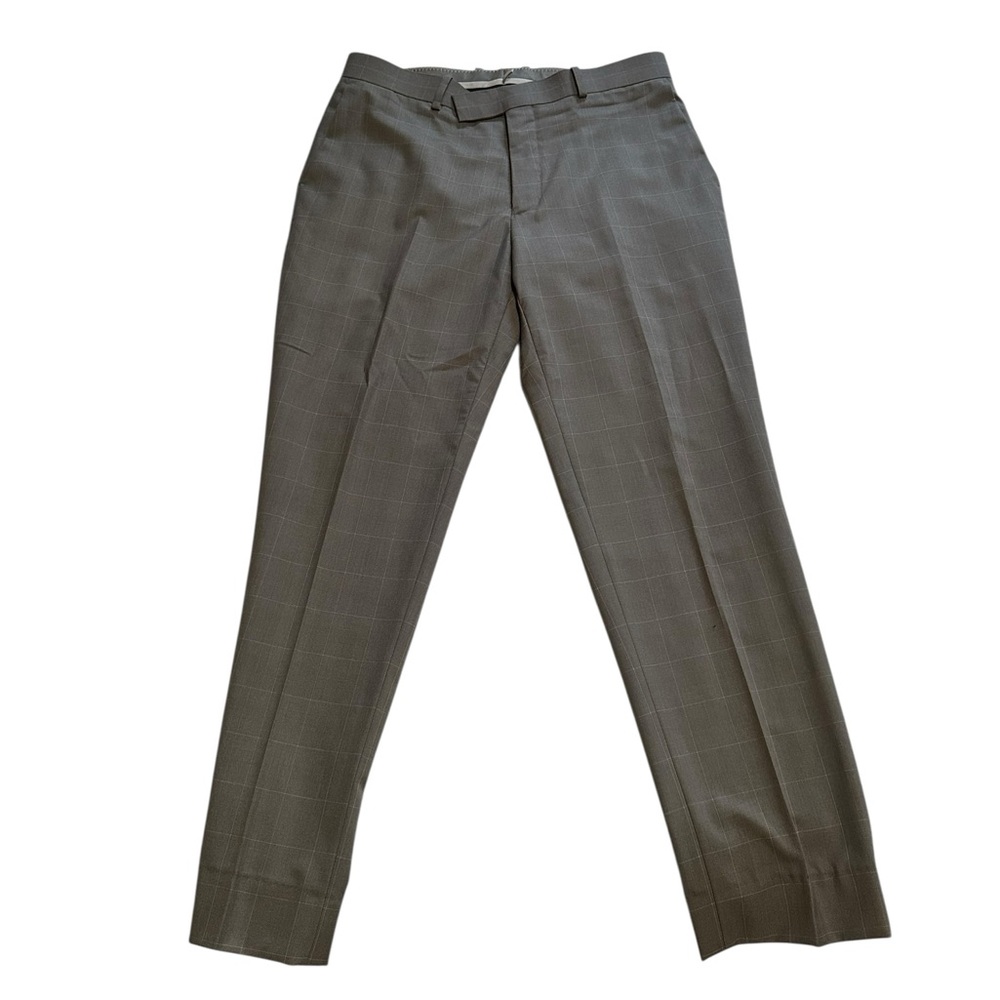 Cache Gray Wool-Blend Suit Modern Slim Fit - Picture 8 of 16